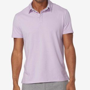 Tommy John Skin Comfort Polo in Pale Pink